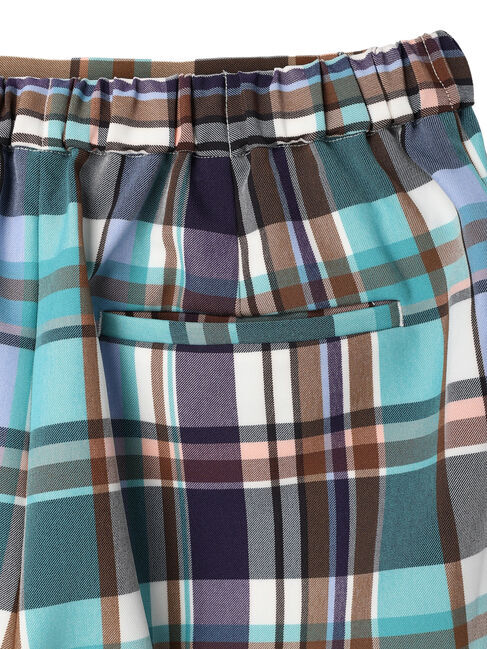  「美・美・美 チェックストレートパンツ」|その他|