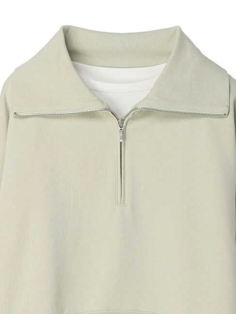  「SET ハーフZIPスウェット+シャツテールプルオーバー」|Tシャツ・カットソー|