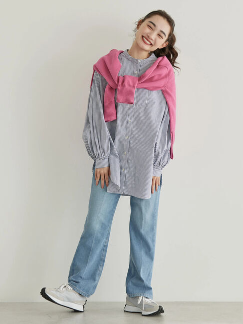 AMERICAN HOLIC「SET　ニットベスト+ボリュームスリーブシャツ」|ニット・セーター|