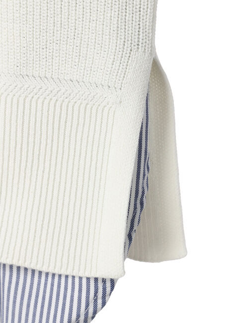 AMERICAN HOLIC「SET　ニットベスト+ボリュームスリーブシャツ」|ニット・セーター|