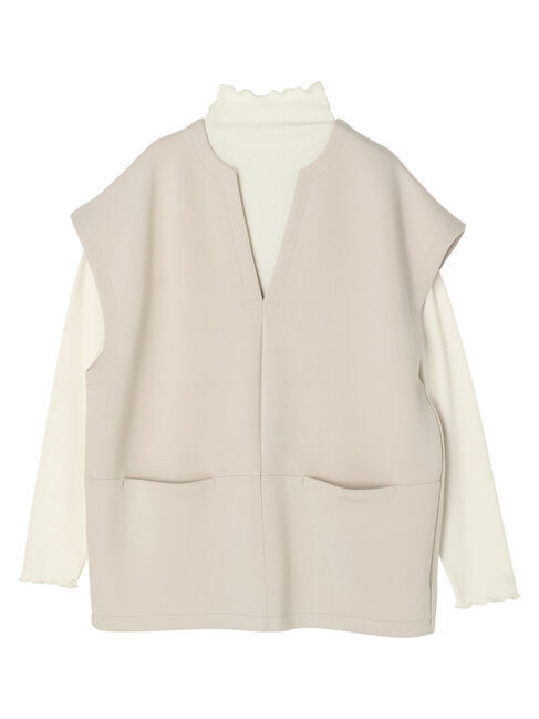 AMERICAN HOLIC「SET　ポンチベスト+シアーカットプルオーバー」|Tシャツ・カットソー|