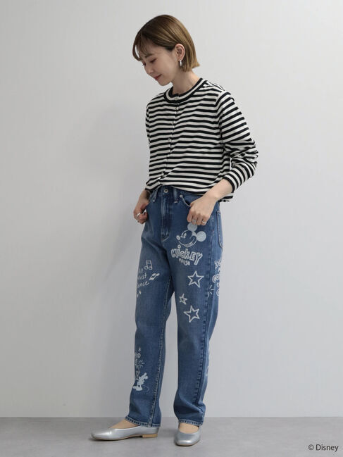  「Mickey/プリントデニムパンツ」|その他|