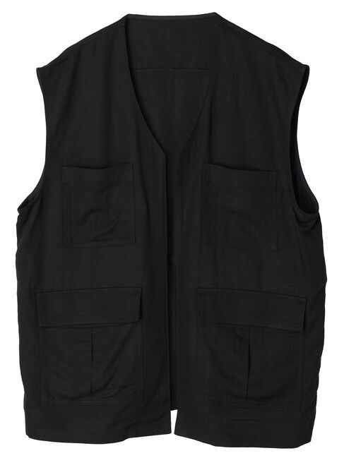 AMERICAN HOLIC「リネンブレンドワークベスト」|ベスト・ジレ|