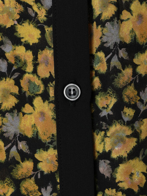 AMERICAN HOLIC「バイカラーアソートプリントブラウス」|シャツ・ブラウス|