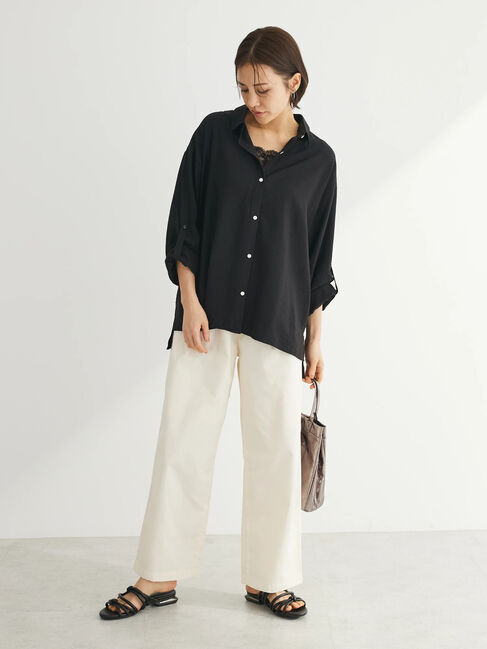 Green Parks「ワッシャーシアーシャツ」|シャツ・ブラウス|