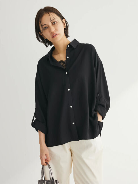 Green Parks「ワッシャーシアーシャツ」|シャツ・ブラウス|