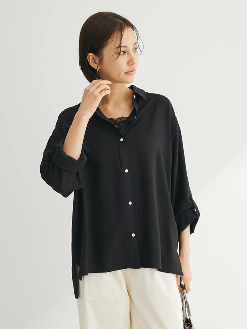 Green Parks「ワッシャーシアーシャツ」|シャツ・ブラウス|