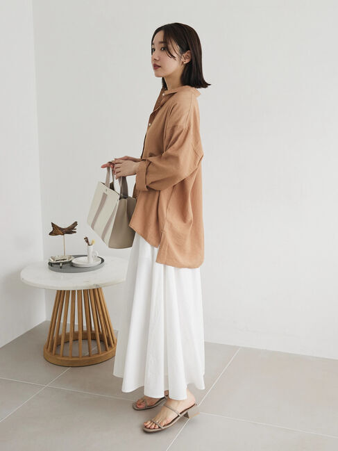 Green Parks「ワッシャーシアーシャツ」|シャツ・ブラウス|