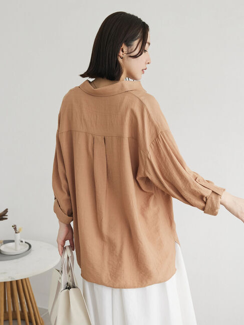 Green Parks「ワッシャーシアーシャツ」|シャツ・ブラウス|