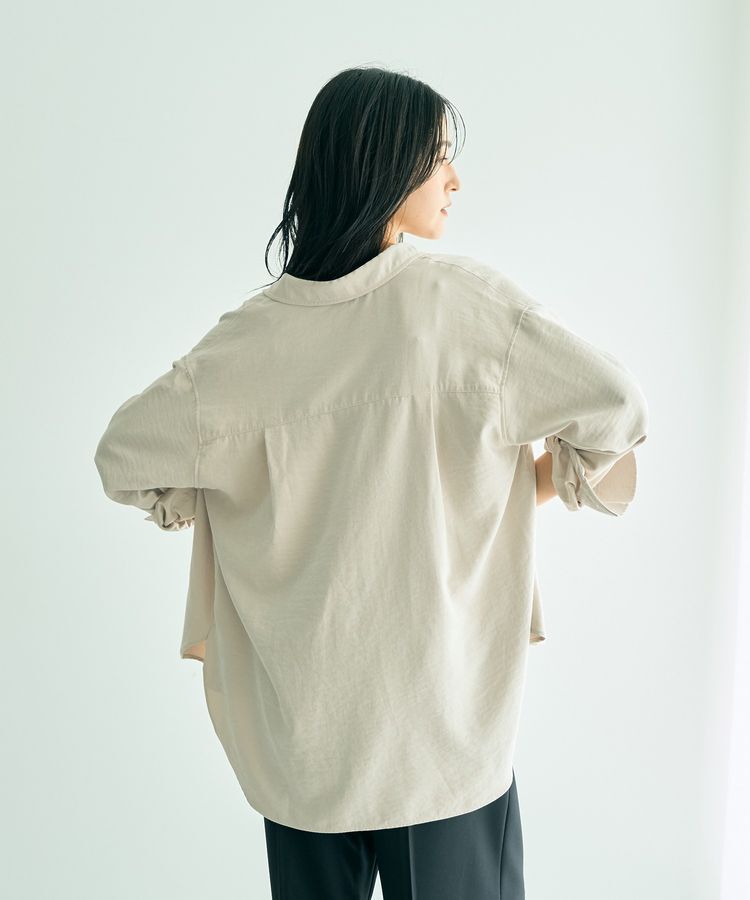 YECCA VECCA「ピーチ起毛シャツ」|シャツ・ブラウス|