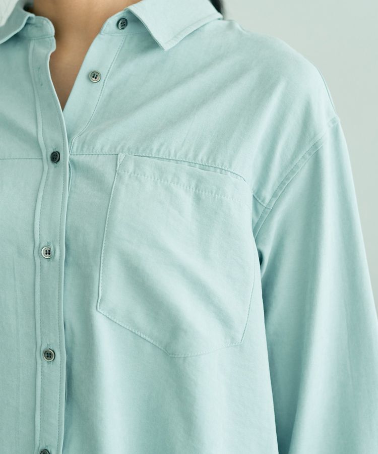 YECCA VECCA「ピーチ起毛シャツ」|シャツ・ブラウス|