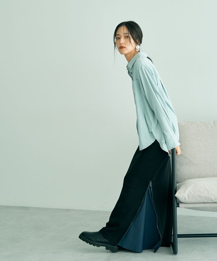 YECCA VECCA「ピーチ起毛シャツ」|シャツ・ブラウス|