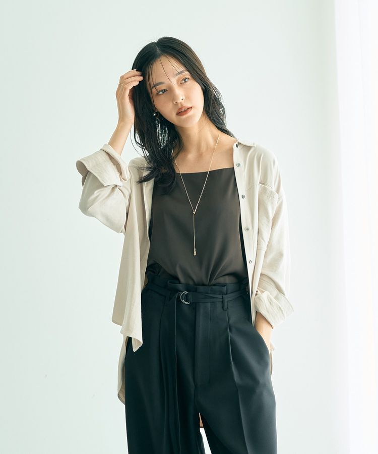 YECCA VECCA「ピーチ起毛シャツ」|シャツ・ブラウス|