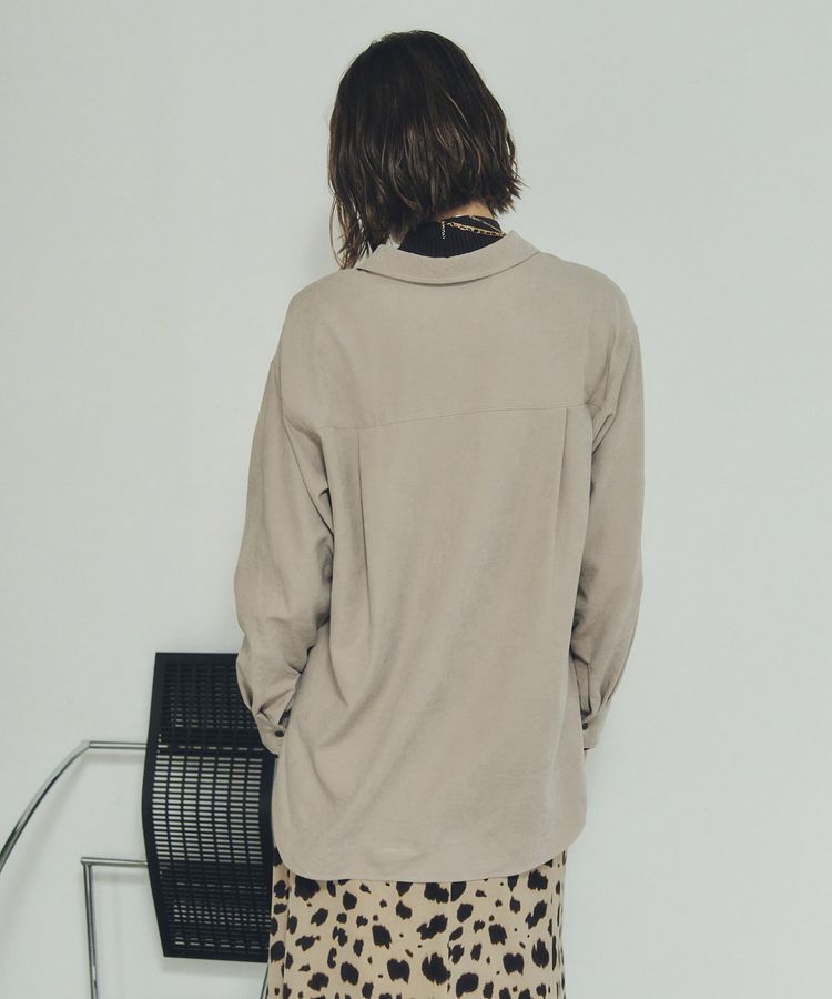 YECCA VECCA「ピーチ起毛シャツ」|シャツ・ブラウス|