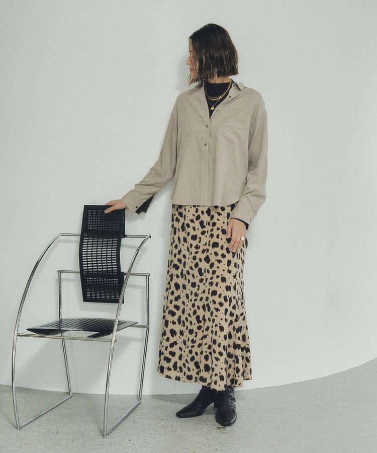 YECCA VECCA「ピーチ起毛シャツ」|シャツ・ブラウス|