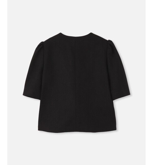 LOULOU WILLOUGHBY「【LOULOU WILLOUGHBY】ブライトリネン半袖ジャケット」|テーラードジャケット|