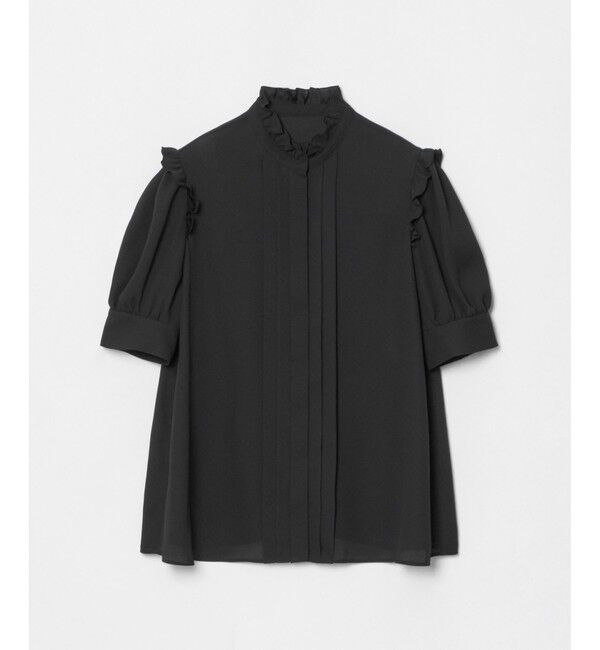 LOULOU WILLOUGHBY「【LOULOU WILLOUGHBY】アムンゼンプチフリルブラウス」|シャツ・ブラウス|