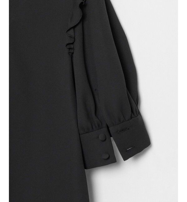 LOULOU WILLOUGHBY「【LOULOU WILLOUGHBY】アムンゼンプチフリルブラウス」|シャツ・ブラウス|