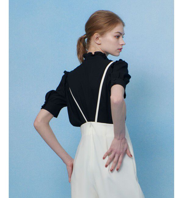 LOULOU WILLOUGHBY「【LOULOU WILLOUGHBY】アムンゼンプチフリルブラウス」|シャツ・ブラウス|