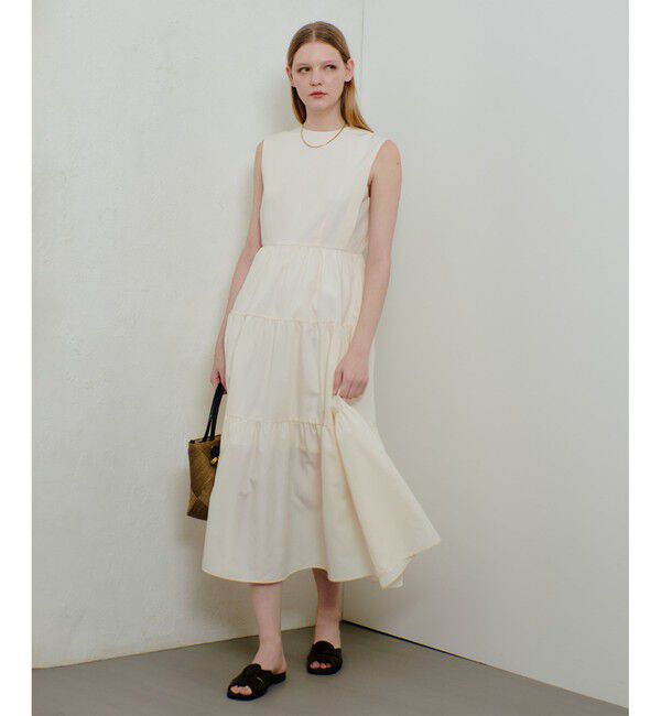 allureville「タイプライターティアードワンピース」|ワンピース|