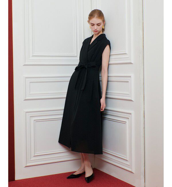 LOULOU WILLOUGHBY「【LOULOU WILLOUGHBY】シアージャガードテーラーワンピース」|ワンピース|