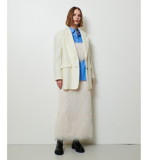 allureville「シャギーハーフコート」|ダッフルコート|