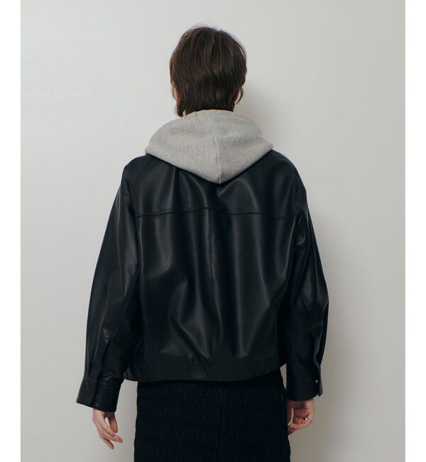 allureville「レザーブルゾン」|ブルゾン・スタジャン|