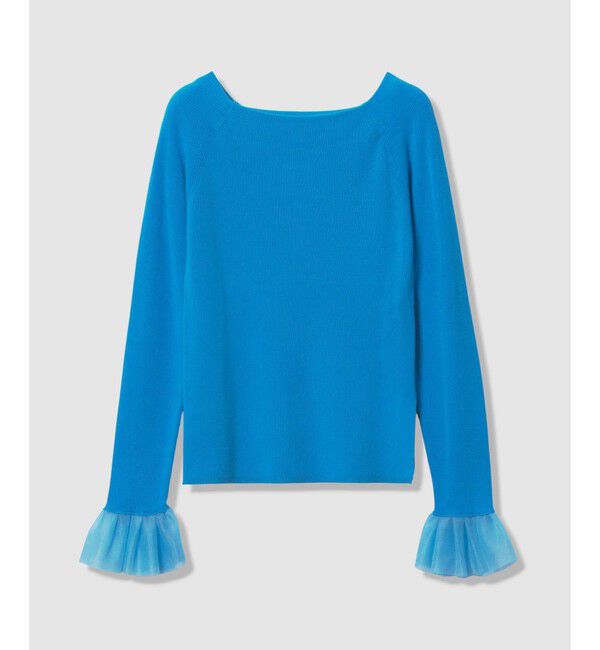 allureville「２WAYネックフリルカフプルオーバー」|ニット・セーター|