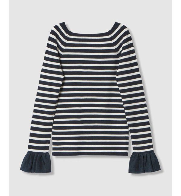 allureville「２WAYネックフリルカフプルオーバー」|ニット・セーター|