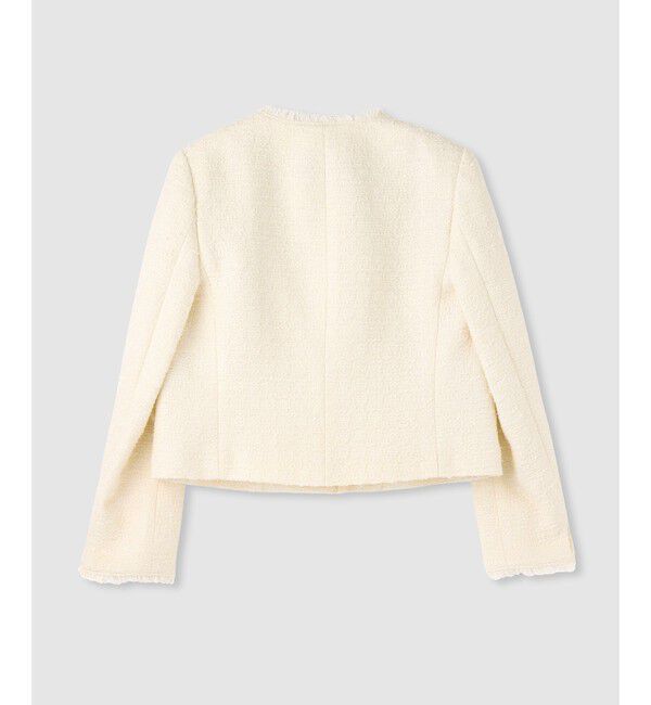 allureville「ツィードノーカラージャケット」|ノーカラージャケット|