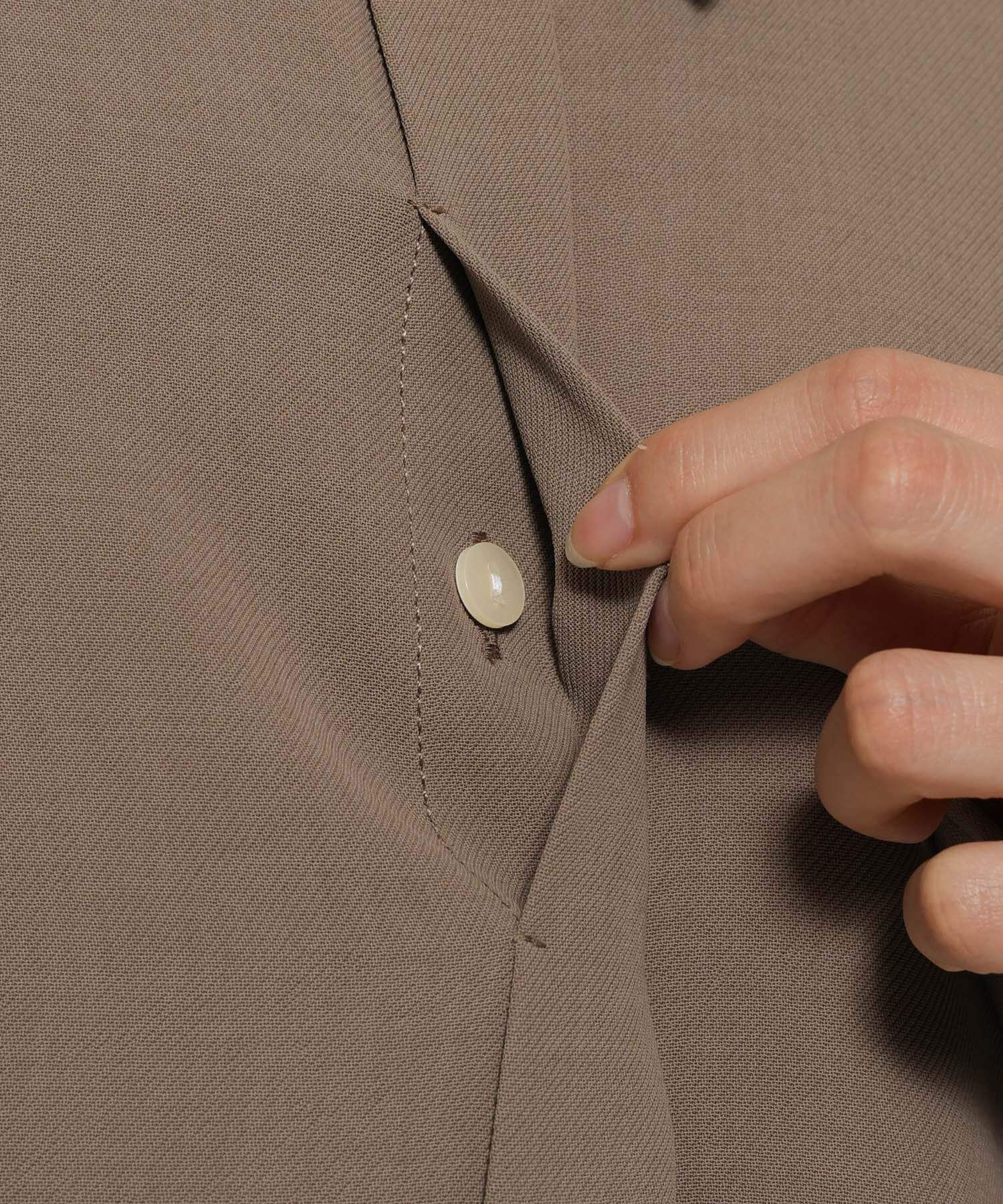 BABYLONE「【UVカット&times;イージーケア】プルエラシャツワンピース」|ワンピース|