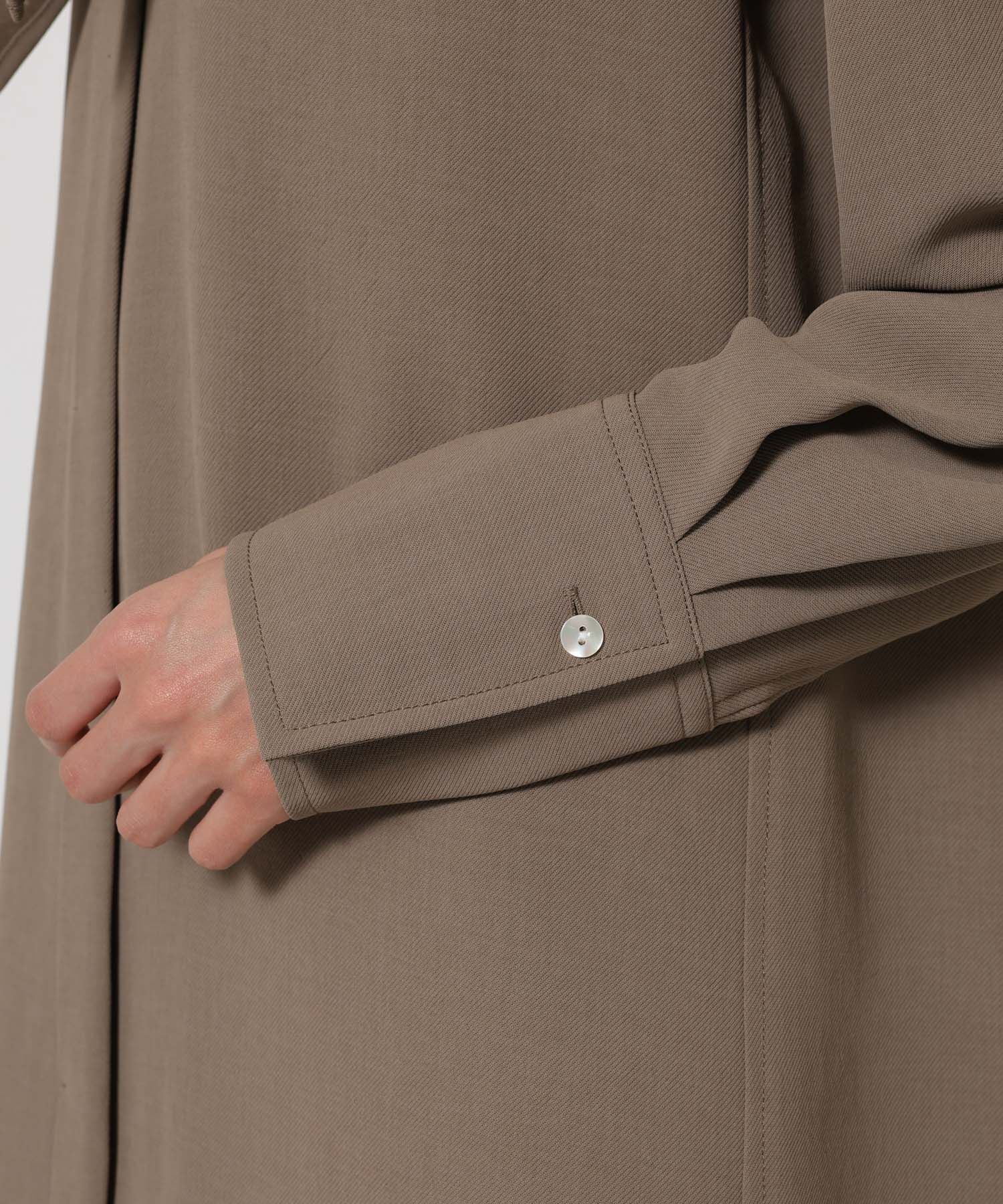 BABYLONE「【UVカット&times;イージーケア】プルエラシャツワンピース」|ワンピース|