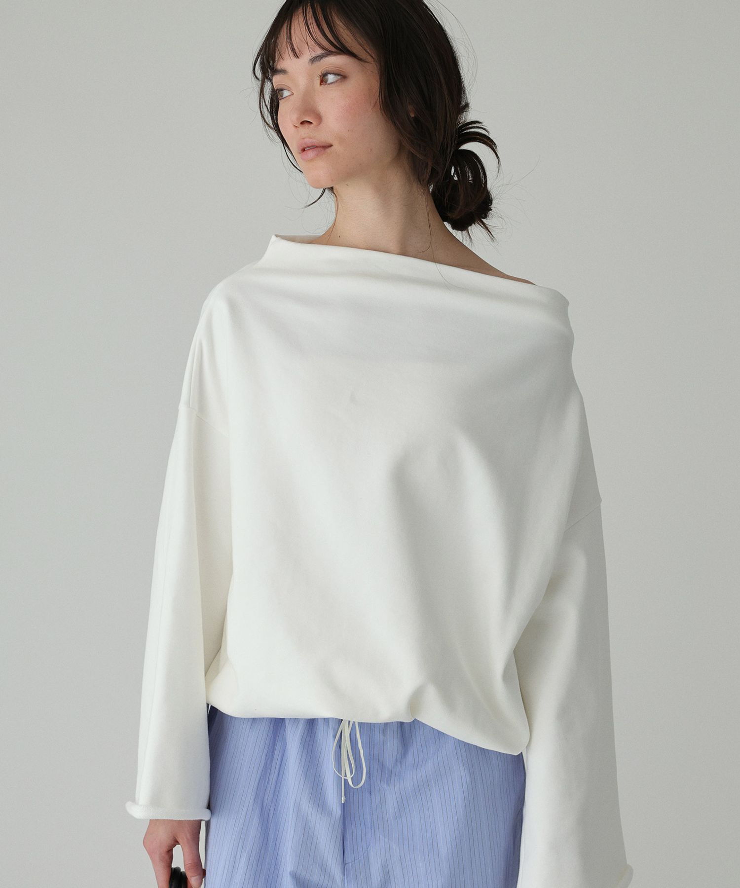 BABYLONE「ヘムドロスト裏毛プルオーバー」|スウェット・ジャージ|