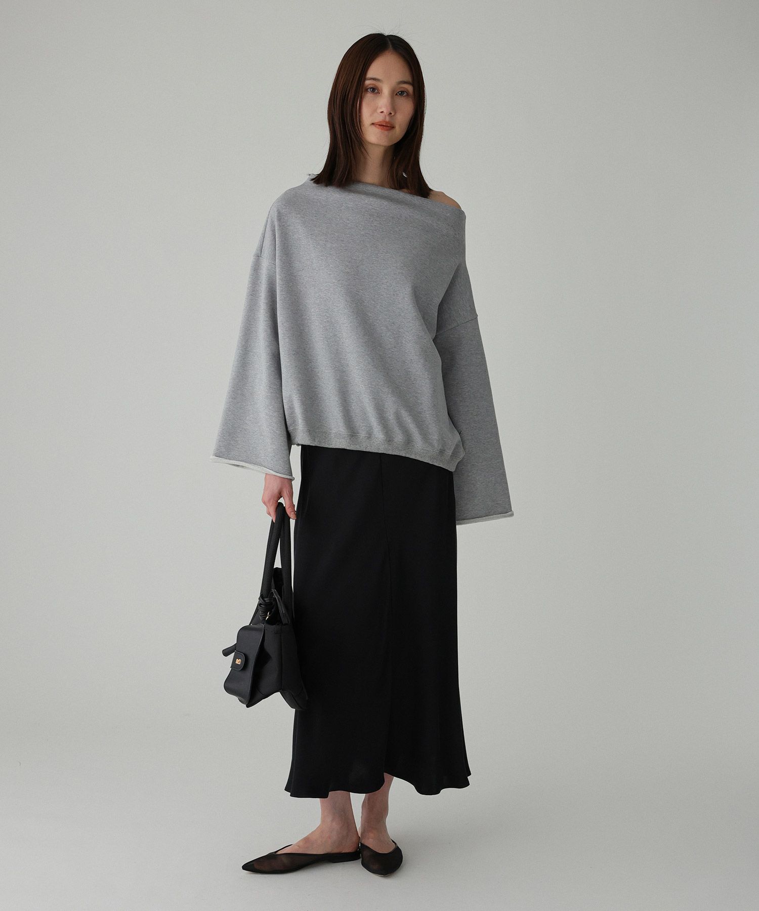 BABYLONE「ヘムドロスト裏毛プルオーバー」|スウェット・ジャージ|