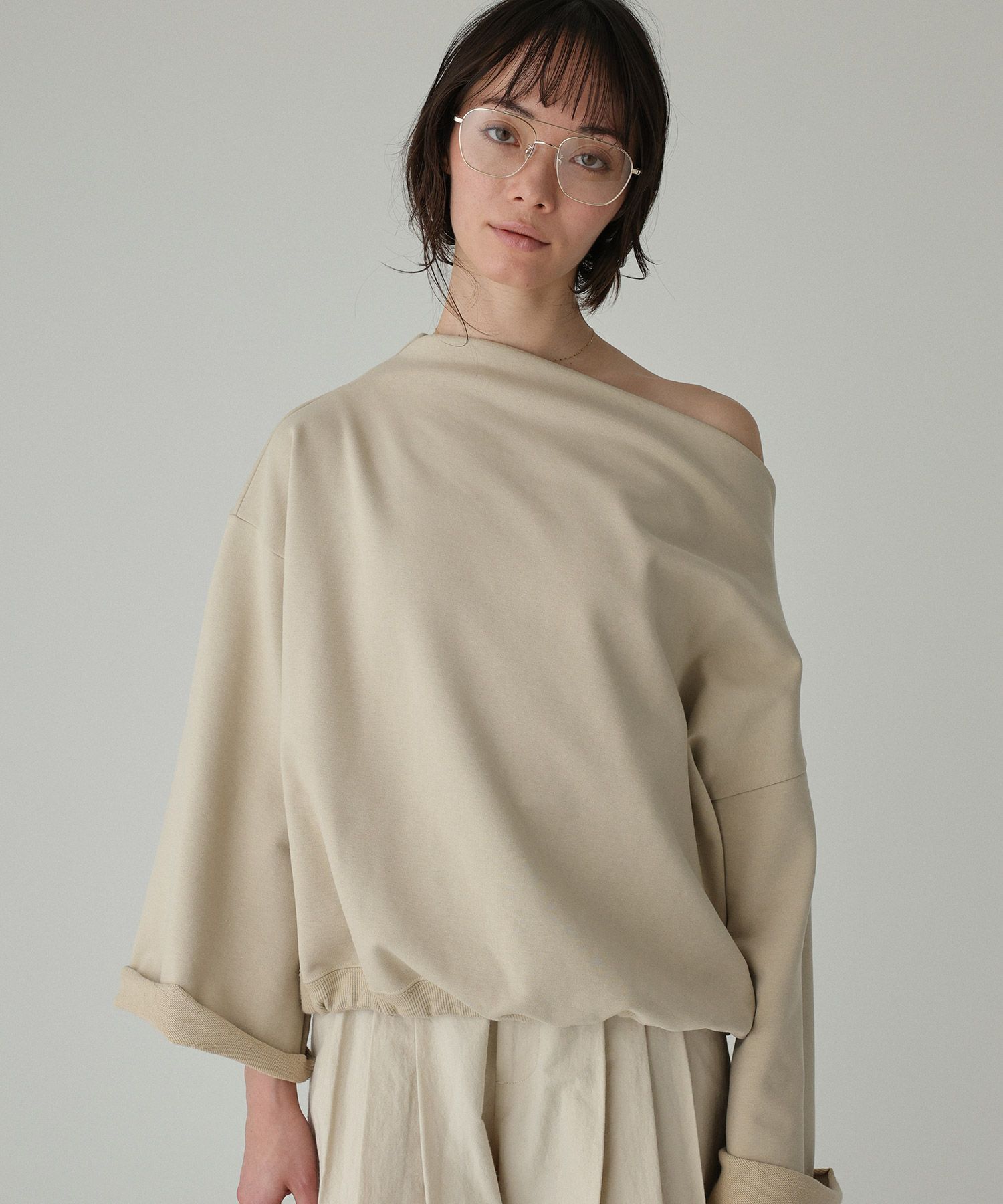 BABYLONE「ヘムドロスト裏毛プルオーバー」|スウェット・ジャージ|