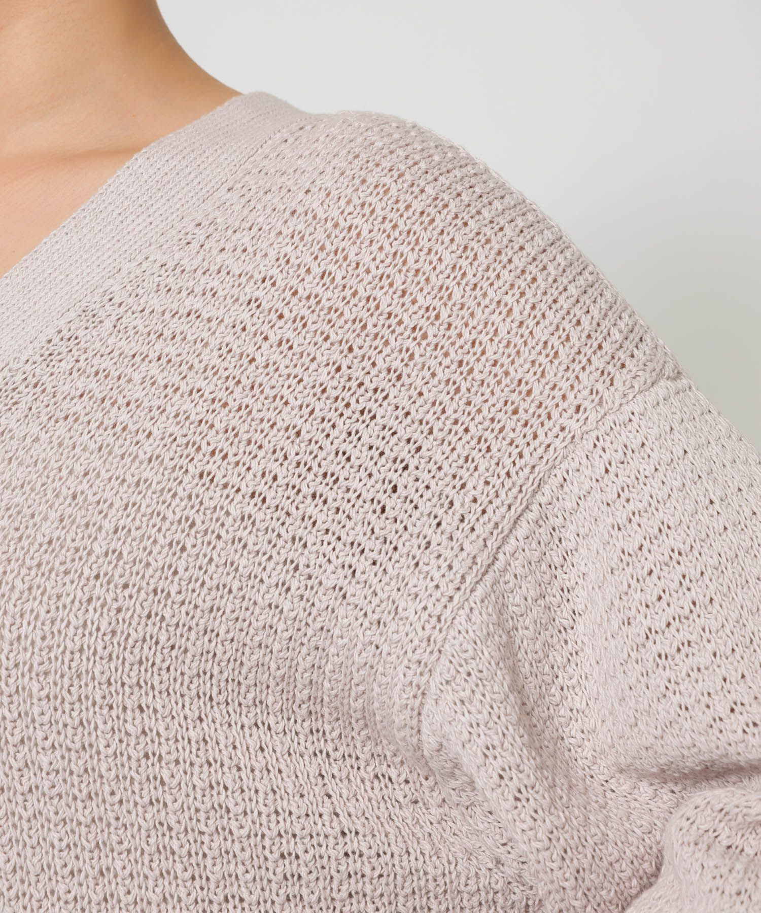 BABYLONE「編み柄ニットカーデ」|ニット・セーター|