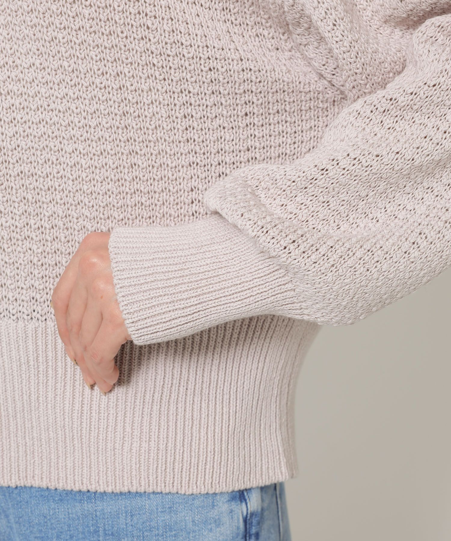 BABYLONE「編み柄ニットカーデ」|ニット・セーター|