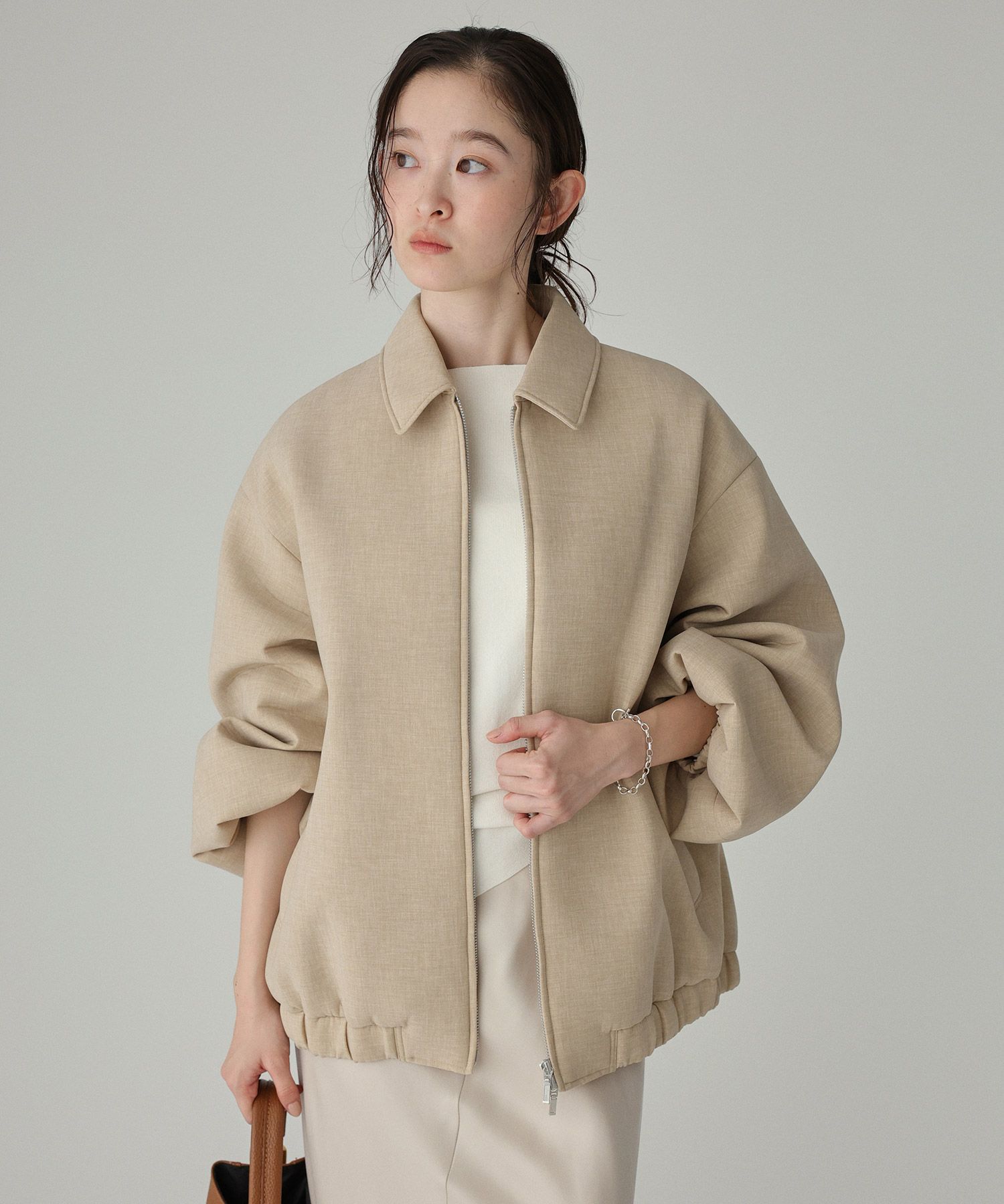 BABYLONE「ライトボンディングブルゾン」|ブルゾン・スタジャン|ﾍﾞｰｼﾞｭ