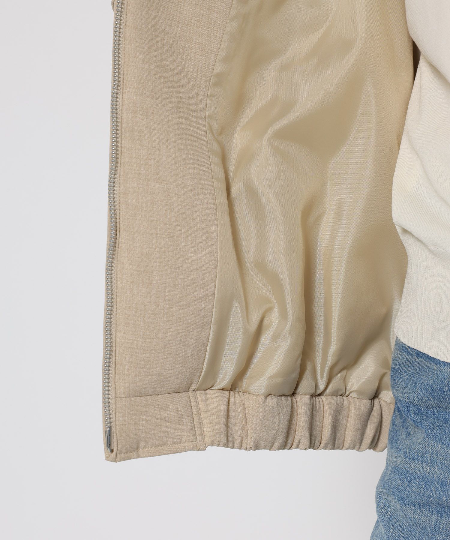 BABYLONE「ライトボンディングブルゾン」|ブルゾン・スタジャン|