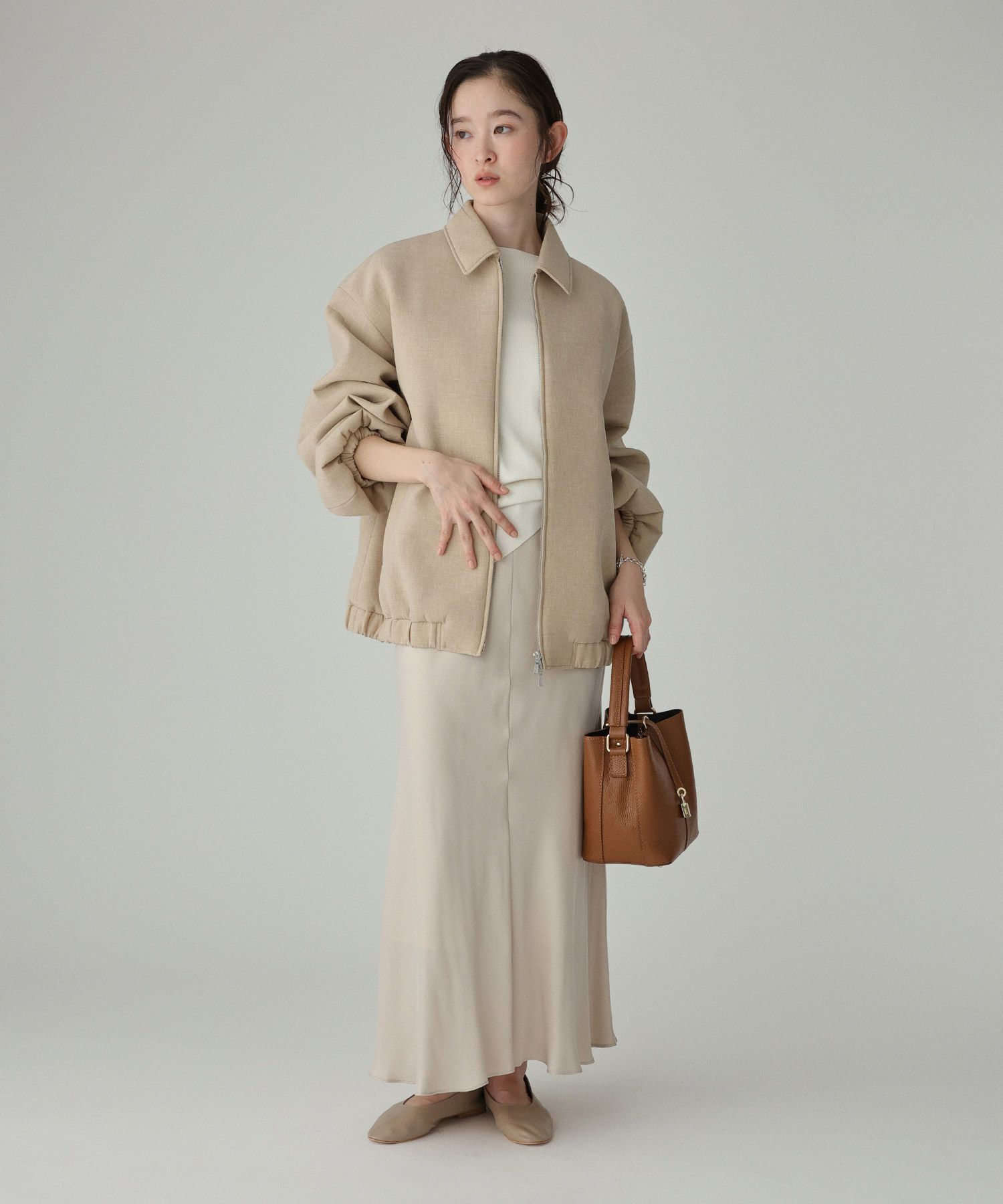 BABYLONE「ライトボンディングブルゾン」|ブルゾン・スタジャン|