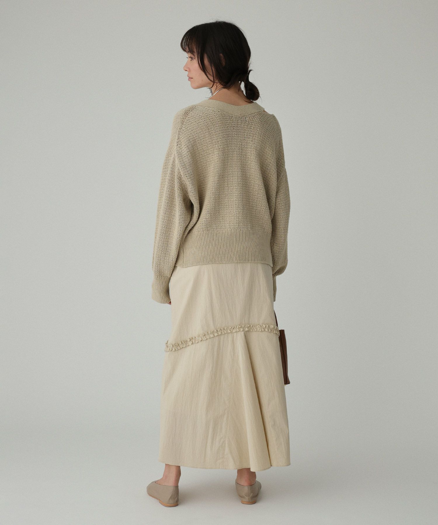 BABYLONE「コットンナイロンフリルスカート」|スカート|