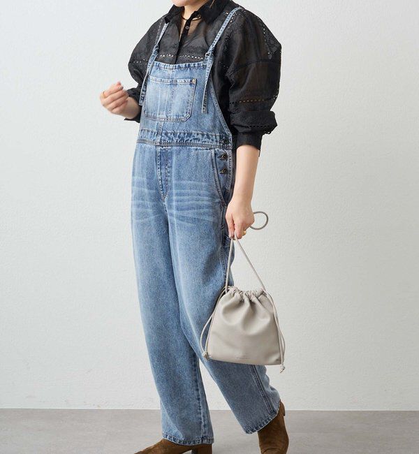  「リヨセル混デニムサロペット」|その他|