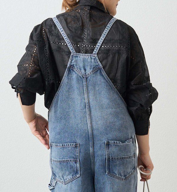  「リヨセル混デニムサロペット」|その他|