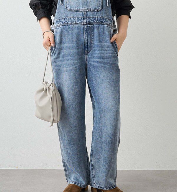  「リヨセル混デニムサロペット」|その他|