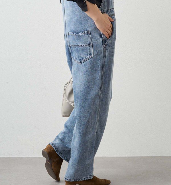  「リヨセル混デニムサロペット」|その他|