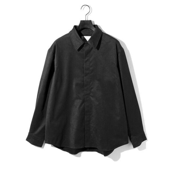 MIDIUMISOLID「MIDIUMISOLID Men&rsquo;s スエードライクシャツ」|シャツ・ブラウス|