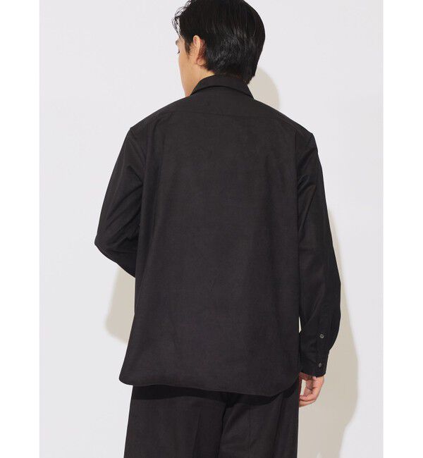MIDIUMISOLID「MIDIUMISOLID Men&rsquo;s スエードライクシャツ」|シャツ・ブラウス|