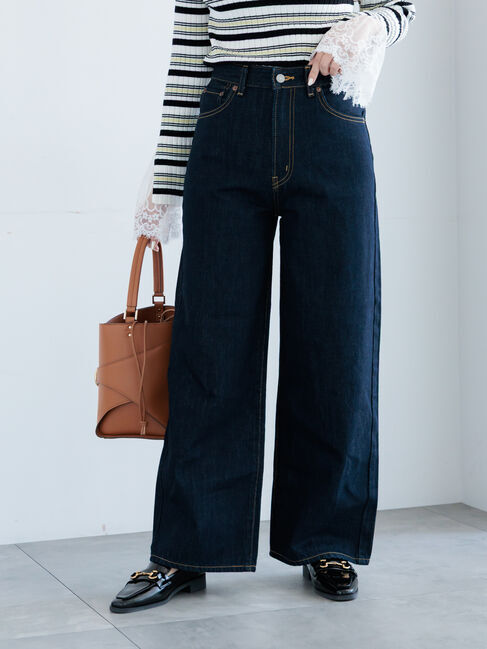 Te chichi「【EDWIN別注】WIDE FIT DENIM《2026 spring catalog item》」|その他|ネイビー