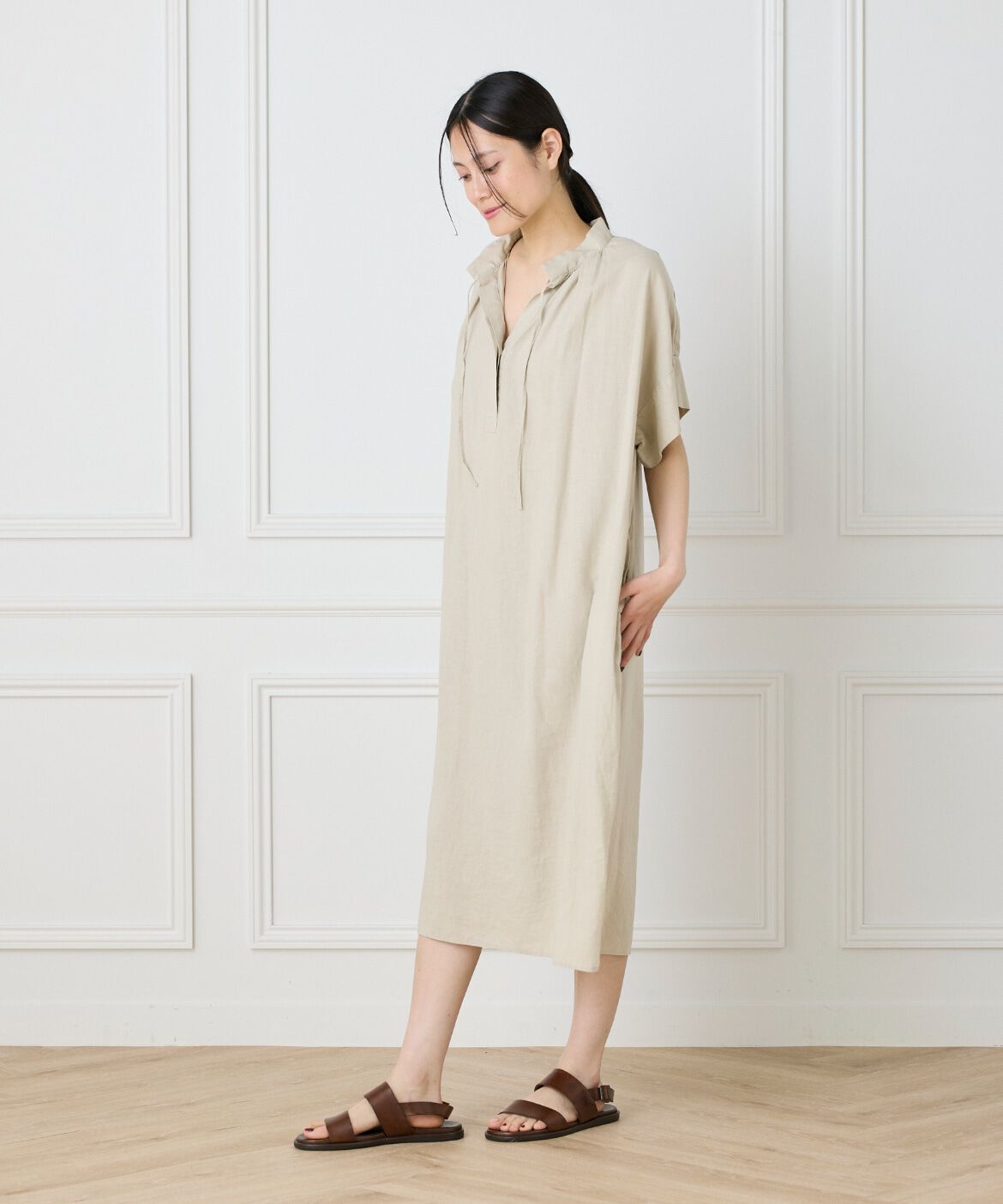 DAY by DAY it&rsquo;s international「リネンギャザーワンピース」|ワンピース|