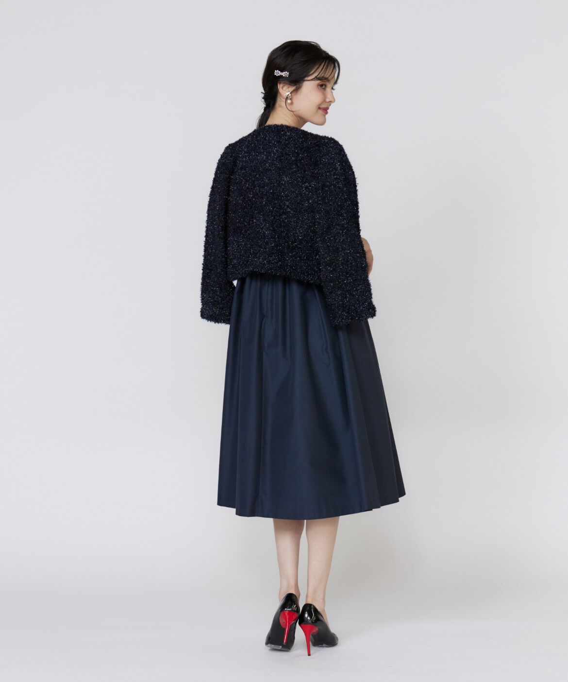 Maglie le cassetto「《ﾌﾗﾝﾄﾞﾙ45周年限定ｺﾚｸｼｮﾝ》ｼｬｷﾞｰﾗﾒﾆｯﾄｼﾞｬｹ  」|カーディガン|